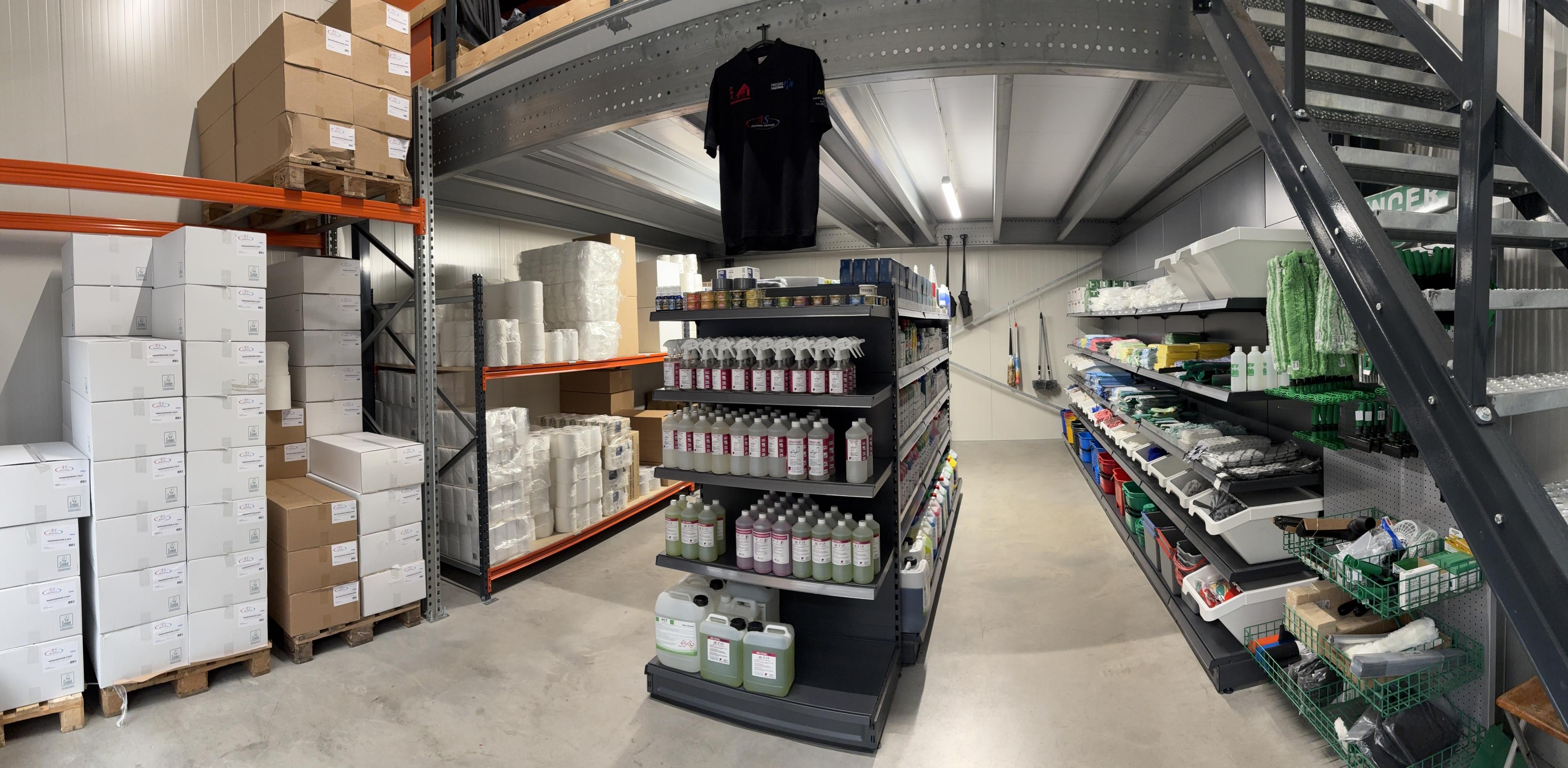 AS Cleaning Supplies Winkel Achtergrond